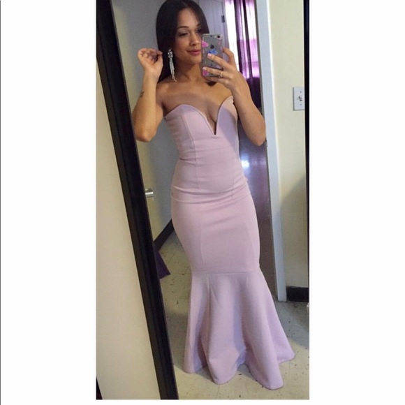 scuba fishtail dress